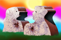 Graphic of two patients with heart disease